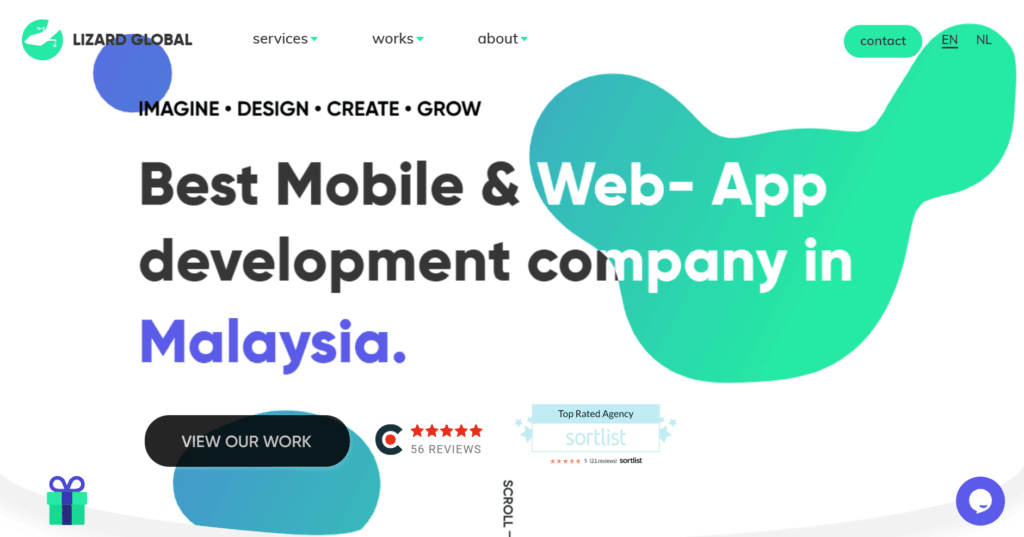 Lizard Global website banner