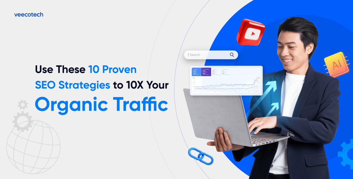 Use These 10 Proven SEO Strategies to 10X Your Organic Traffic featured image
