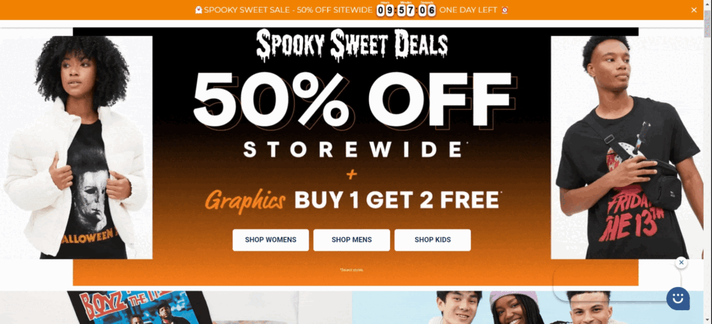 A GIF on Aeropostale X Bluenotes buy one free two