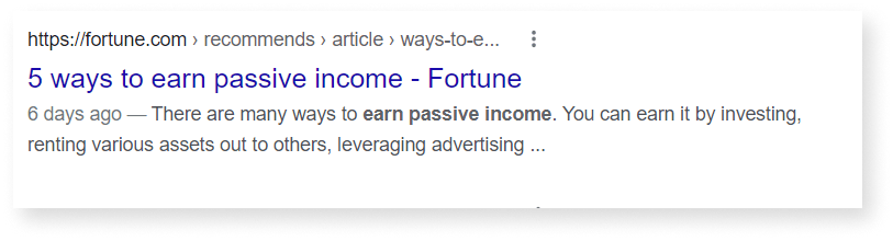 A screenshot of adding beenfits in headline example 1
