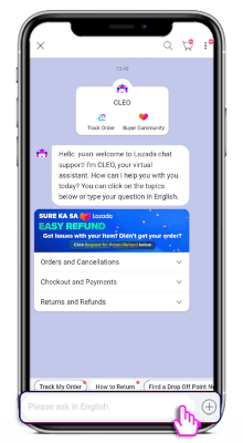 Lazada AI Chatbot (Cleo)